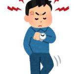 イライラする男